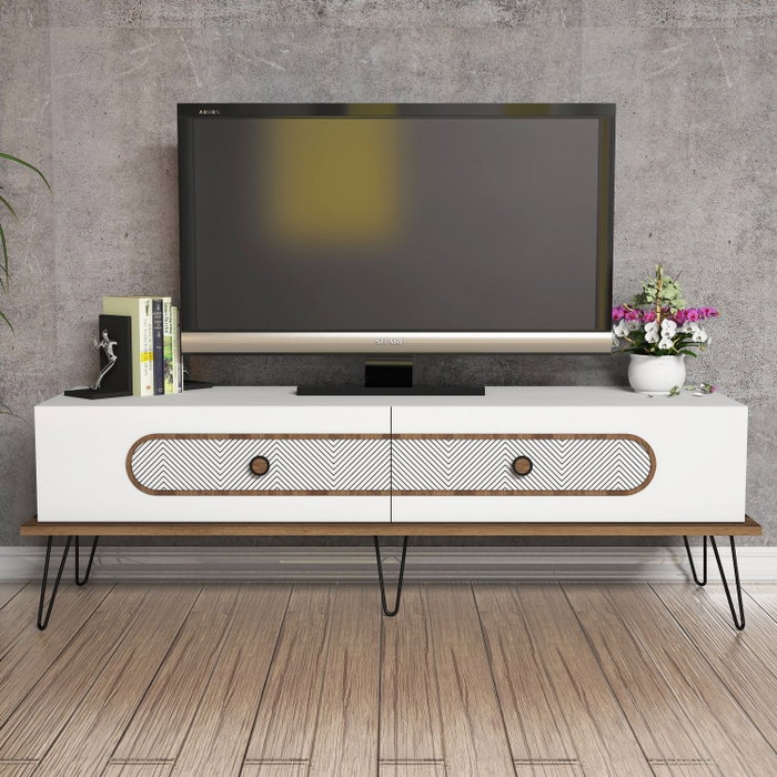 Hanah Home Ekol Soporte de TV Blanco